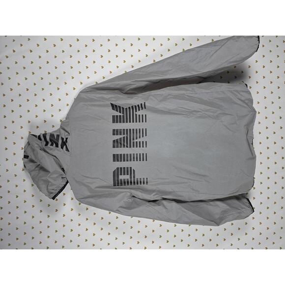 Victoria's Secret Pink Limited Release 002 Reflective Rain Jacket 3M Windbreaker - Picture 11 of 13